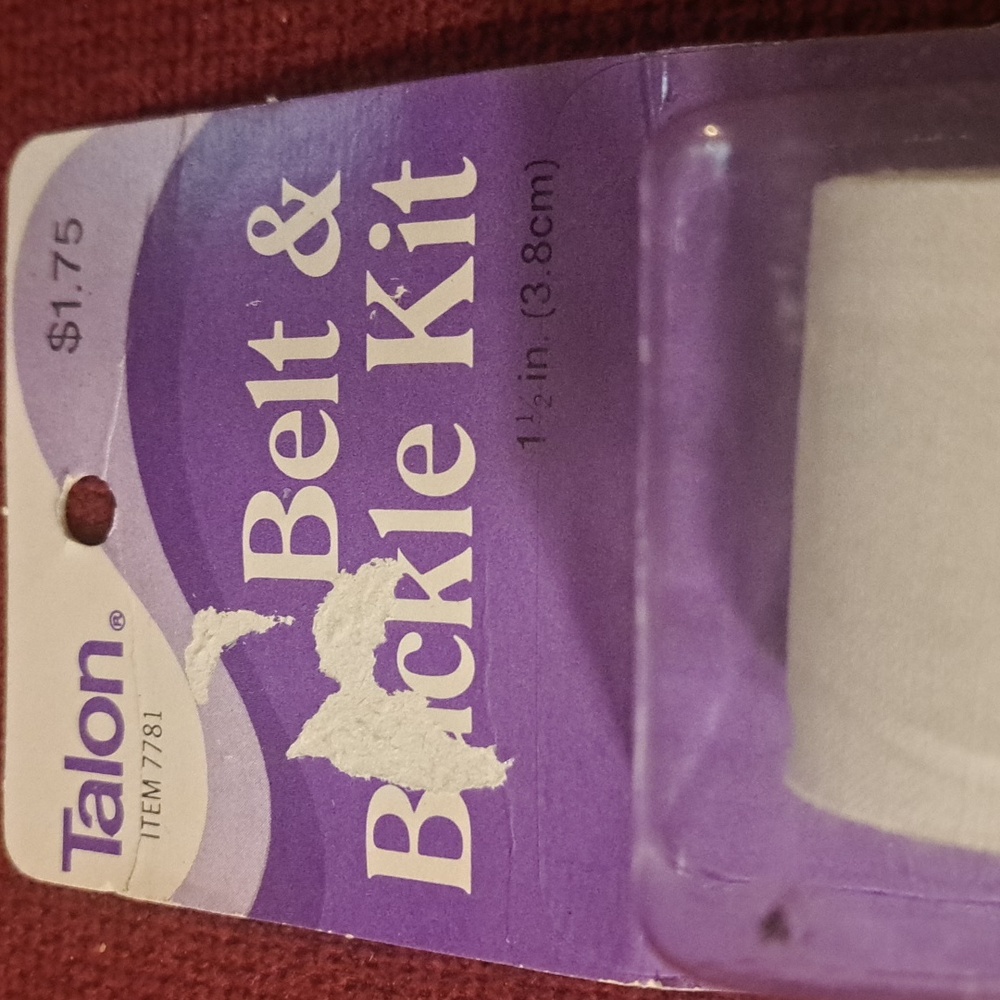 Vintage Belt & Buckle Kit NOS NIB - Picture 2 of 4